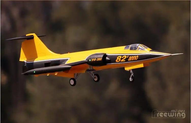 Flightline радиоуправляемый самолет Freewing F104S 90 мм jet PNP стандартная версия|rc plane|freewing