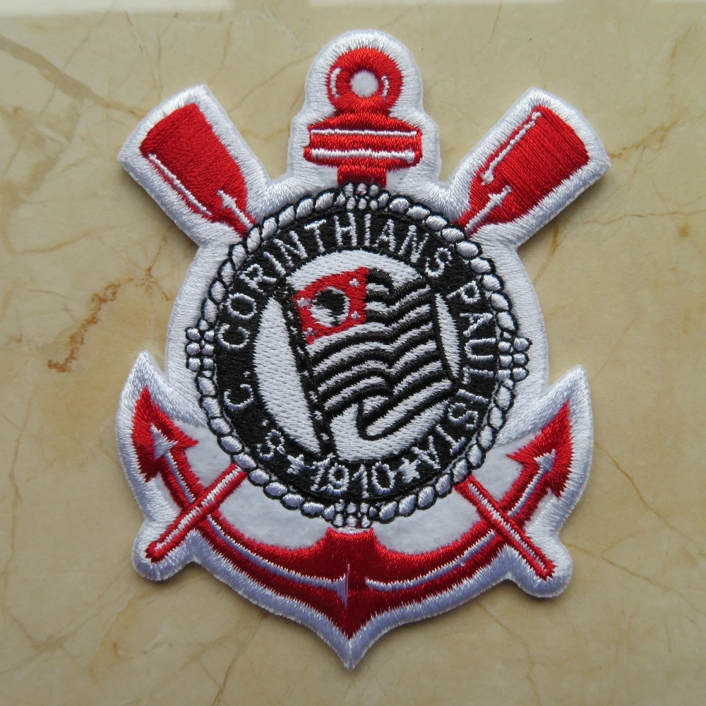 2pcs Football Soccer Fussball Club Team Brazil Corinthians Paulista New  Logo Iron On Patch Applique Buegelbild Embroidered Badge - Patches -  AliExpress