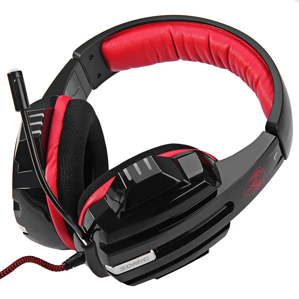 

High Quality Surround Sound USB Gaming Headset with Mic Volume Control for PC Wired Headphones with Microphone Voice Control