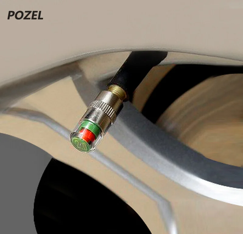 Car Tire Air Valve Cap Air Alert Sensor for VW jetta Golf 6 POLO Passat Cruze kIA RIO K2 in