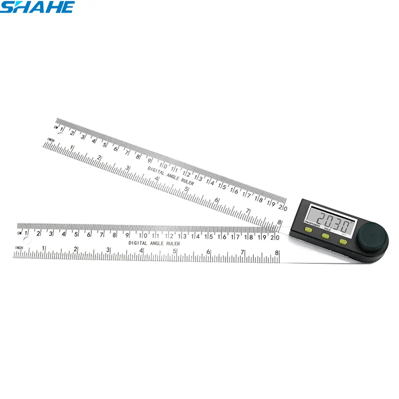 

200mm 8inch Digital Plastic Angle Ruler Digital LCD Protractor Inclinometer Goniometer Level Measuring Tool Angle Gauge