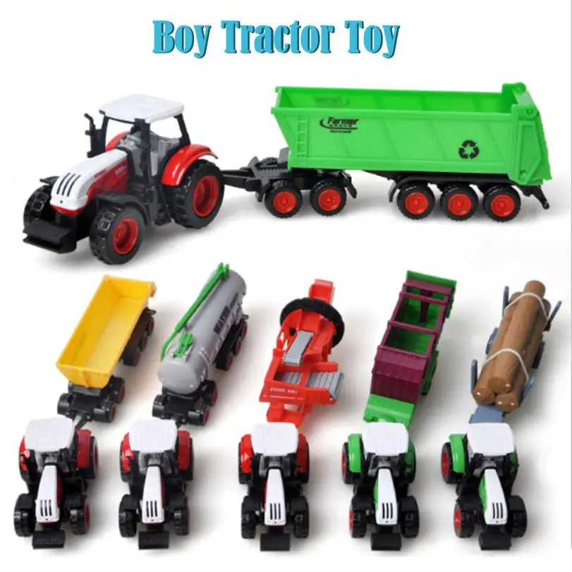 Mooistar2 4005 Alloy Engineering Car Tractor Toy Vehicle Farm Vehicle Belt Boy Tractor Toy