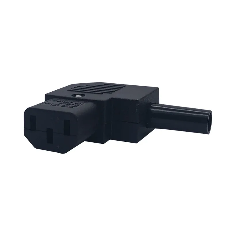 

JORINDO IEC C13 Left Angle Rewirable Horizontal Connector 125V-250V C13 90 Degree Plug