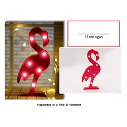 Новый meaningsfull 3D LED Фламинго ночник Настольные лампы романтический 3D бра ребенок дети Детский подарок свадьбу Домашний Декор