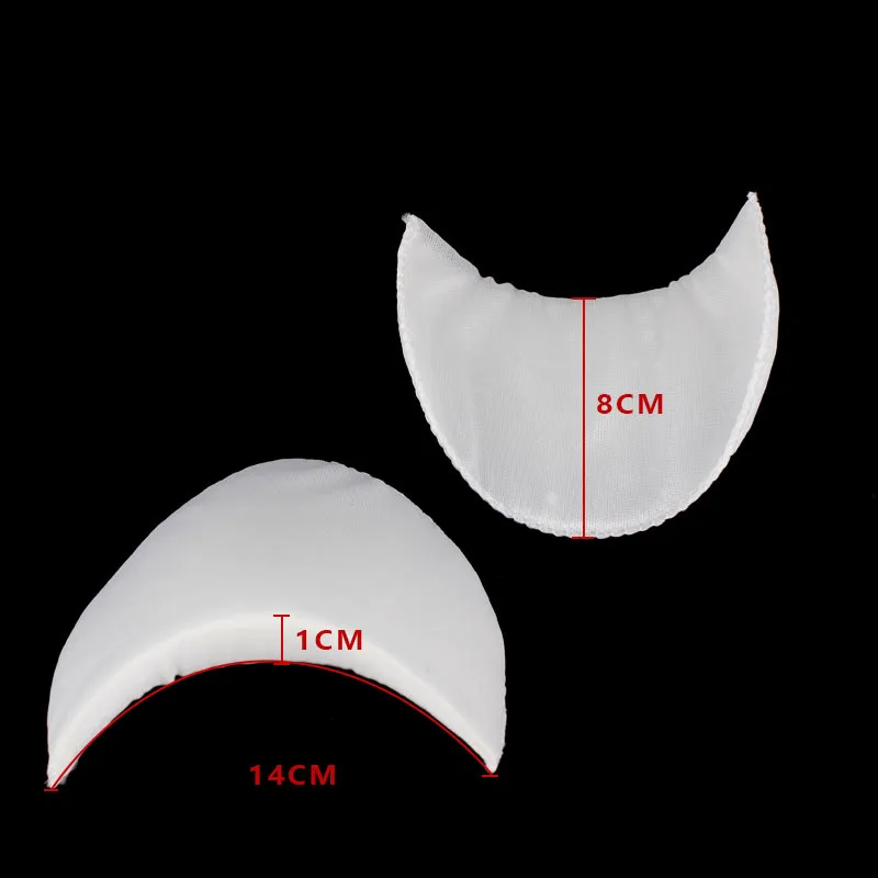 10 пар M Размер Белый Шитье через плечо мягкая подкладка пена для блейзера/платье Швейные аксессуары JD15