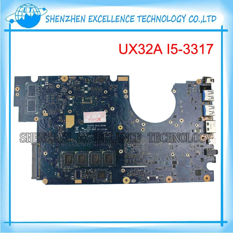 

UX32A Laptop Motherboard UX32VD mainboard I5-3317cpu integarted 100% Tested free shipping