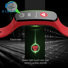 Смарт-Браслет высокого кровяного Давление пульсометр PPG+ ЭКГ умный Браслет IP67 Водонепроницаемый Фитнес трекер спортивные часы браслет