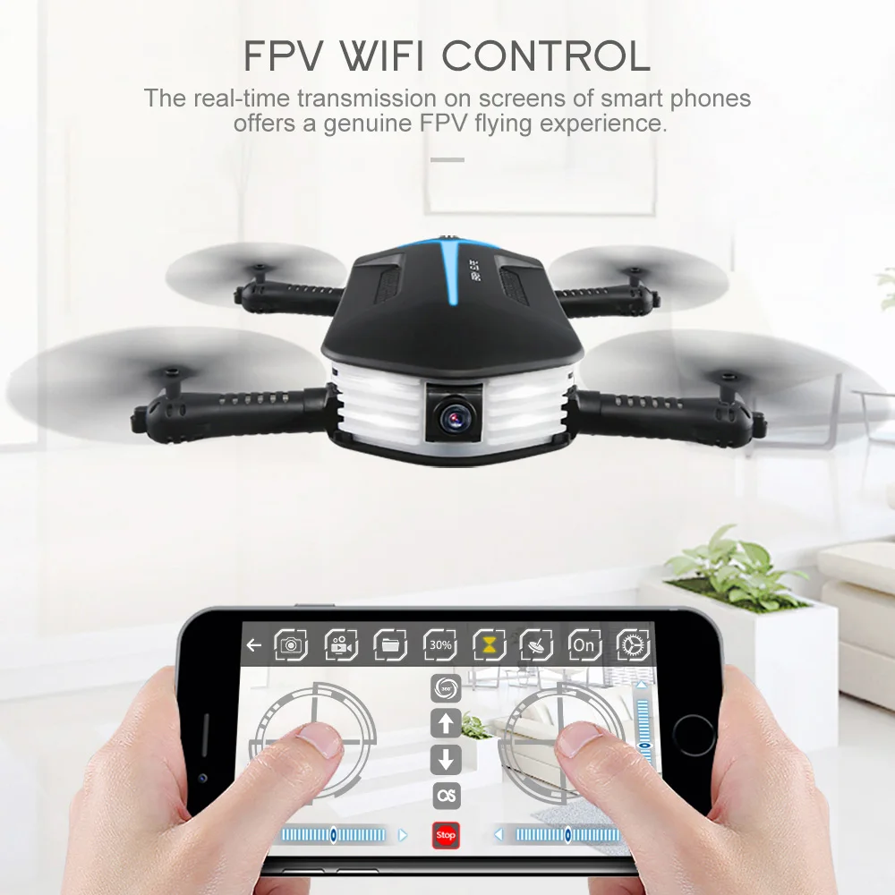 JJRC H37 Mini BABY Elfie WiFi FPV 720P камера Дрон Квадрокоптер складной g-сенсор RC селфи Дрон Quad два дополнительных аккумулятора