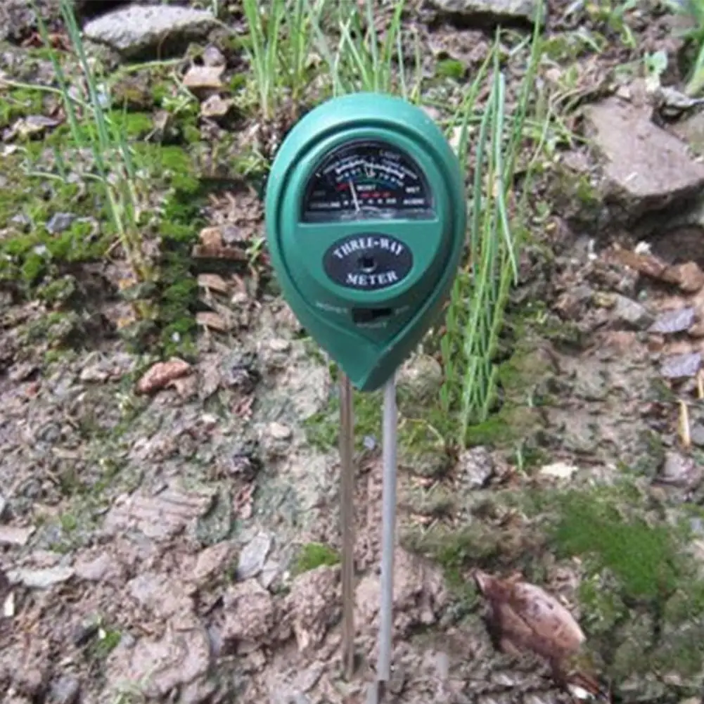 

MeterMall 3 in 1 Soil Tester Meter for Garden Lawn Plant Pot Moisture Light PH Sensor Tool