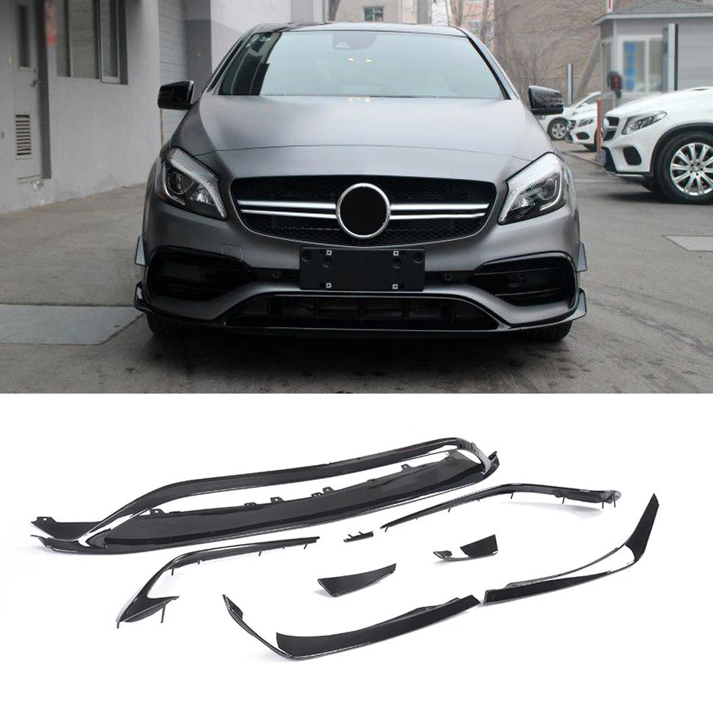 Сплиттер для переднего бампера Mercedes Benz A Class W176 A200 Sport A250|Амортизаторы| |