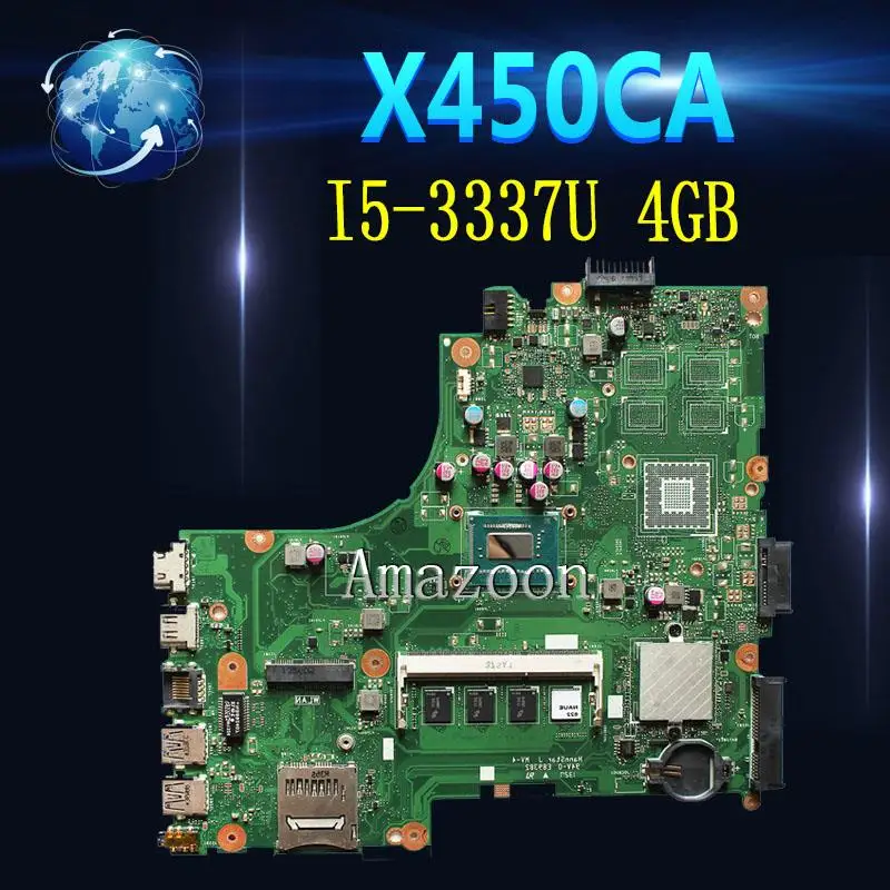 

Akemy For Asus X450CC X450CA A450C X450C Motherboard with I5-3337U cpu 4GB memory