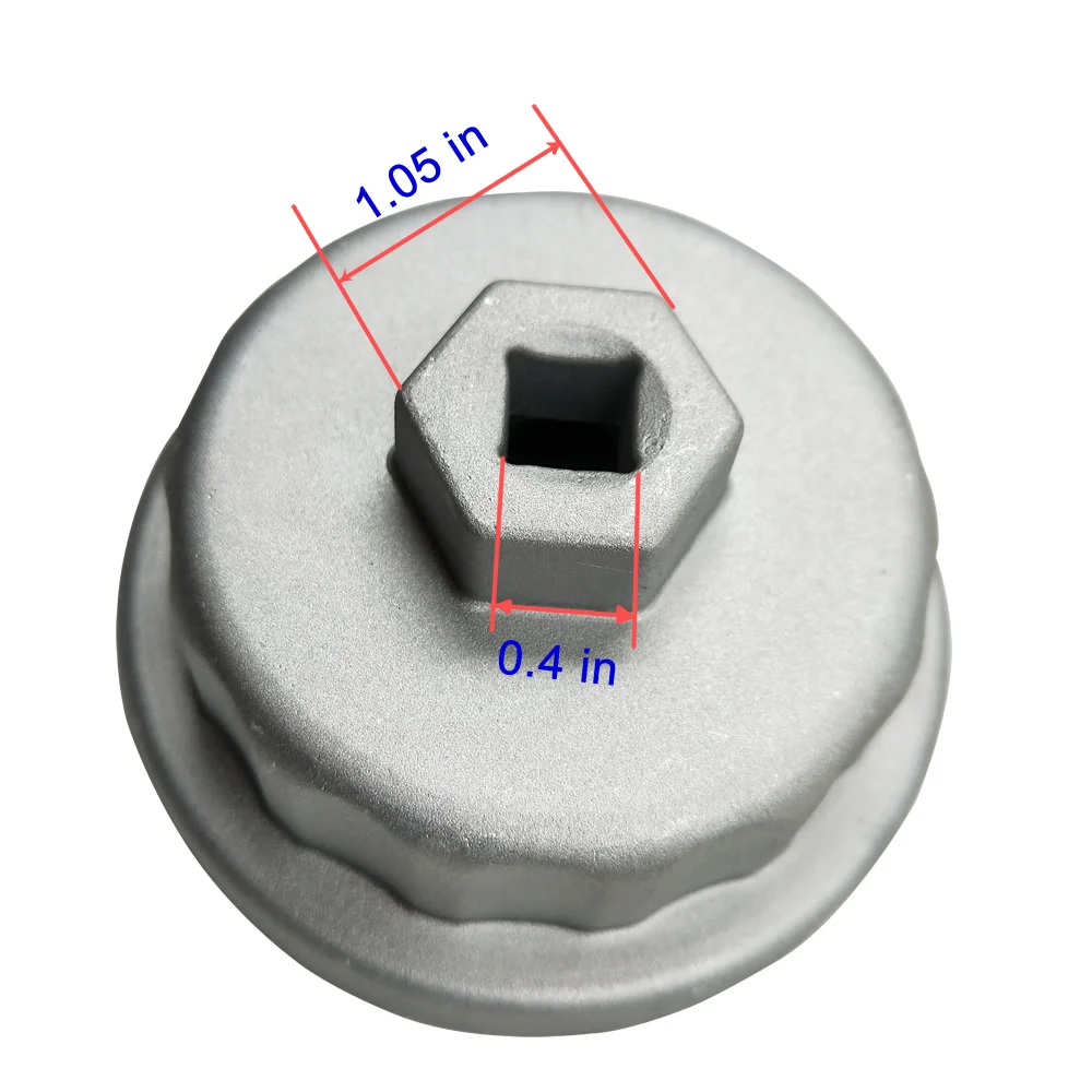 Масляный фильтр колпачок ключ для удаления 64 мм 14 флейта для Toyota Lexus Scion 2.5L-5.7L Двигатели w/картридж стиль корпуса