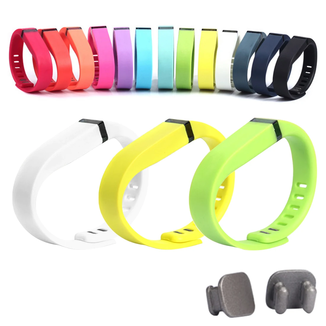 

Fashion Colors Silicone Replace Wrist Band Strap Bracelet For Fitbit Flex 1 Smart Watch Smart Band Replace Bracelets For Women