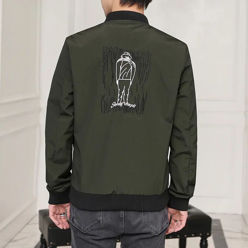 Куртка бомбер мужская Тонкая однотонная повседневная куртка оверсайз 6XL/7XL/8XL