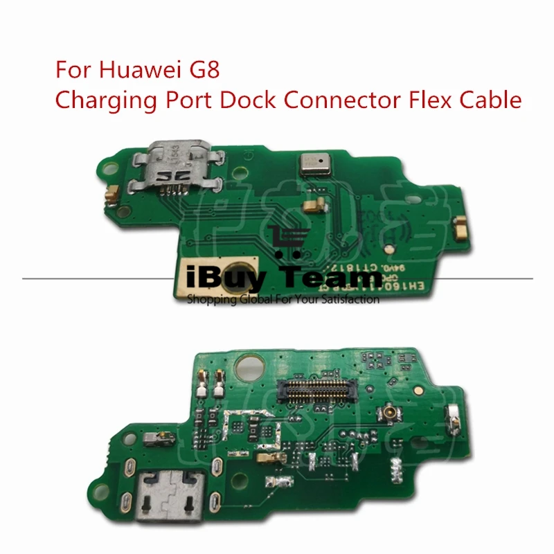 

For Huawei G8 Charging Port USB Dock Connector Flex Cable For Huawei GX8 Charger Board Microphone Module Repair Spare Parts