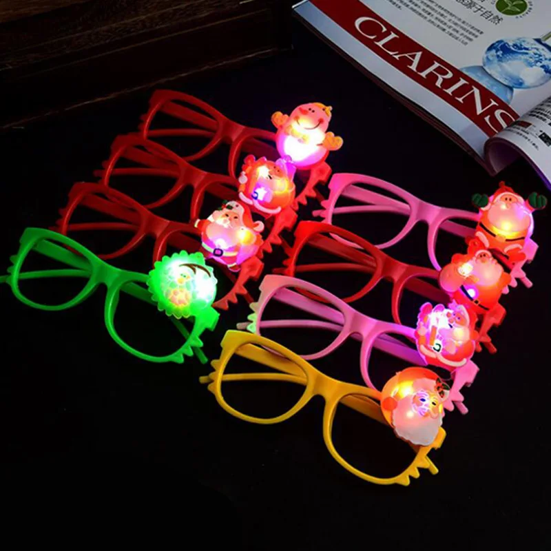 led toys glow in the dark LED Sunglasses Light Up Glasses Rave Costume