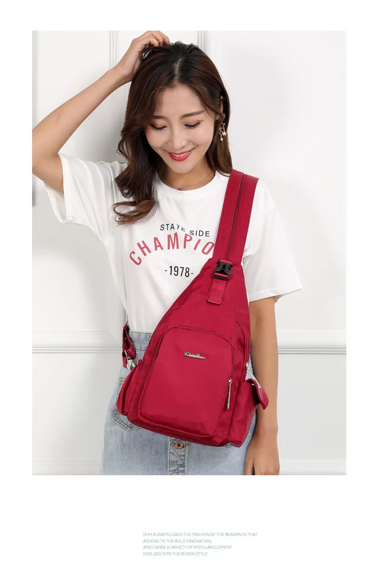 New Fashion Floral Printing Flower Shoulder Bag Crossbody Bags Chest Bags carteiras de cintura Multifunctional Women's Backpack