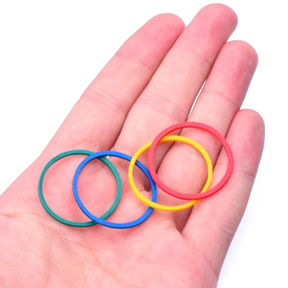New 100Pcs Mini Small Colorful Rubber Elastic Hair Ring Rope de5in Braiders from Beauty