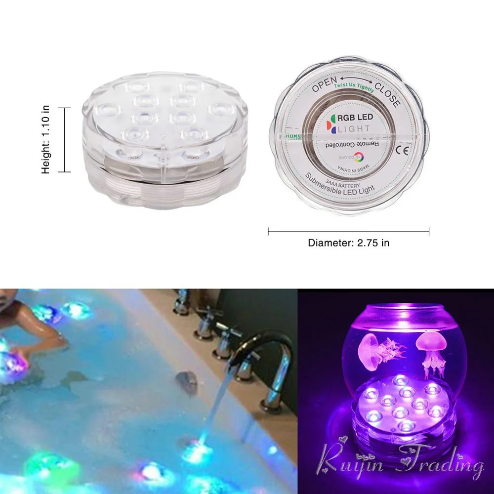 rgb submersible light led light