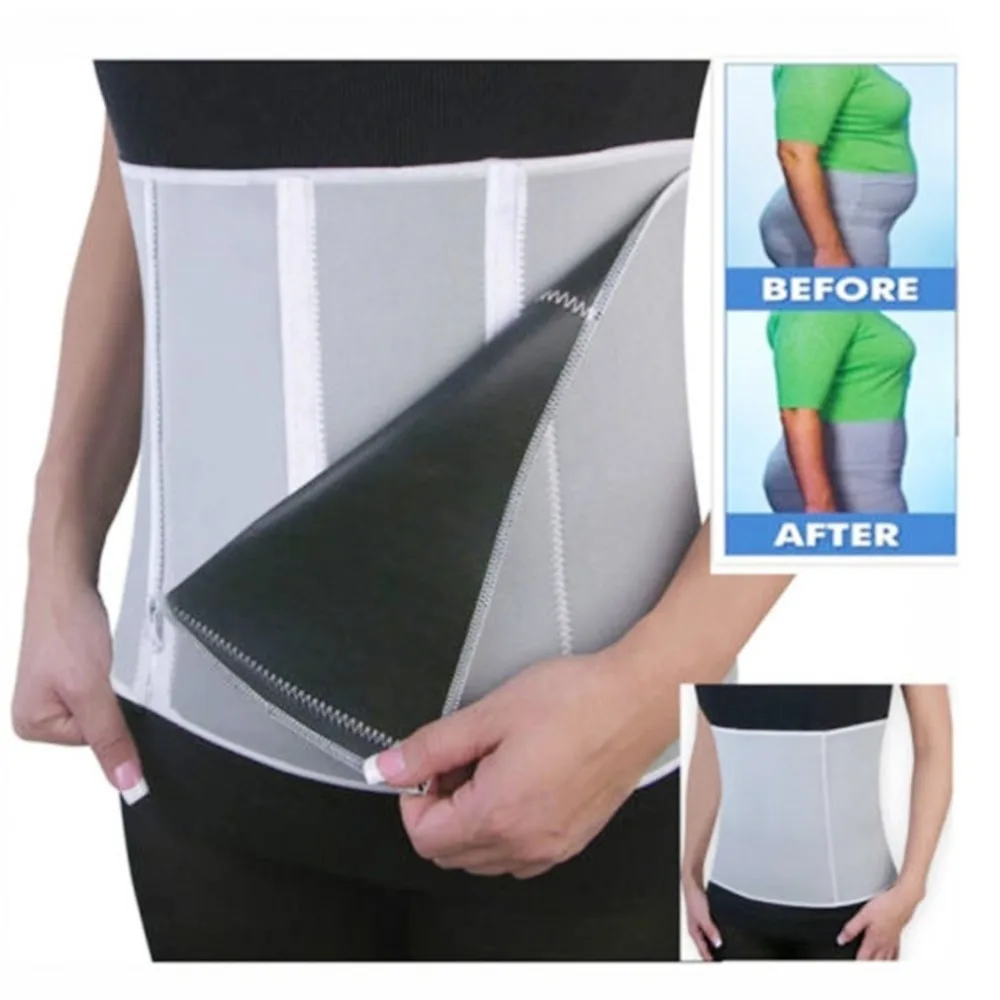 Регулируемый Дизайн дышащая Для мужчин Для женщин талии пояс Триммер Обёрточная бумага для похудения живота сжигание жира Вес потери