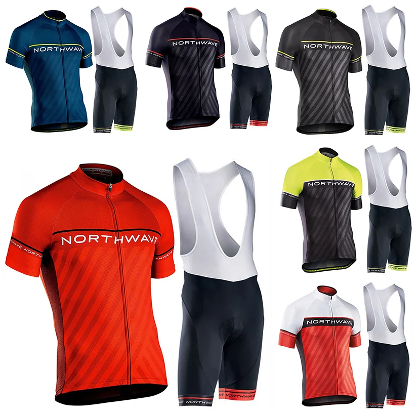 

NW pro TEAM Mens Summer Cycling Jersey sets 9D Gel Pad Bike unform cycling clothes Ropa Ciclismo BICYCLING Maillot Culotte Wear