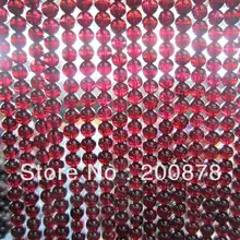 TSB9996 натуральный камень свободные бусины, 7 мм Красное гранатовое вино нитка круглых бусин, камень по месяцу рождения Водолей счастливые амулеты