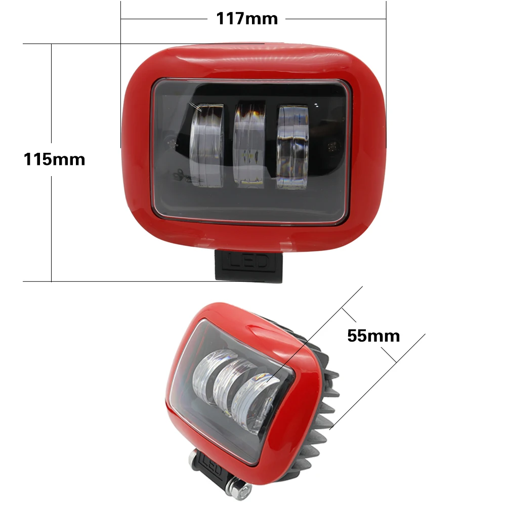 Светодиодный рабочий светильник для внедорожников 4," 30 Вт 12 В 24 в 4x4, противотуманный светильник, светильник для внедорожников, светильник для вождения лодки, водонепроницаемый IP68 для внедорожников и джипов