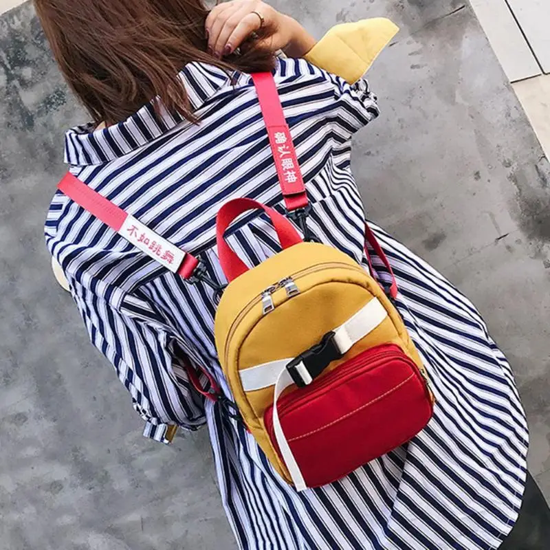 

Women Nylon Mini Backpacks Fashion Designer School Bags for Teenager Girls Travel Shoulder Bag Female Small Rucksack DaypacksZ70