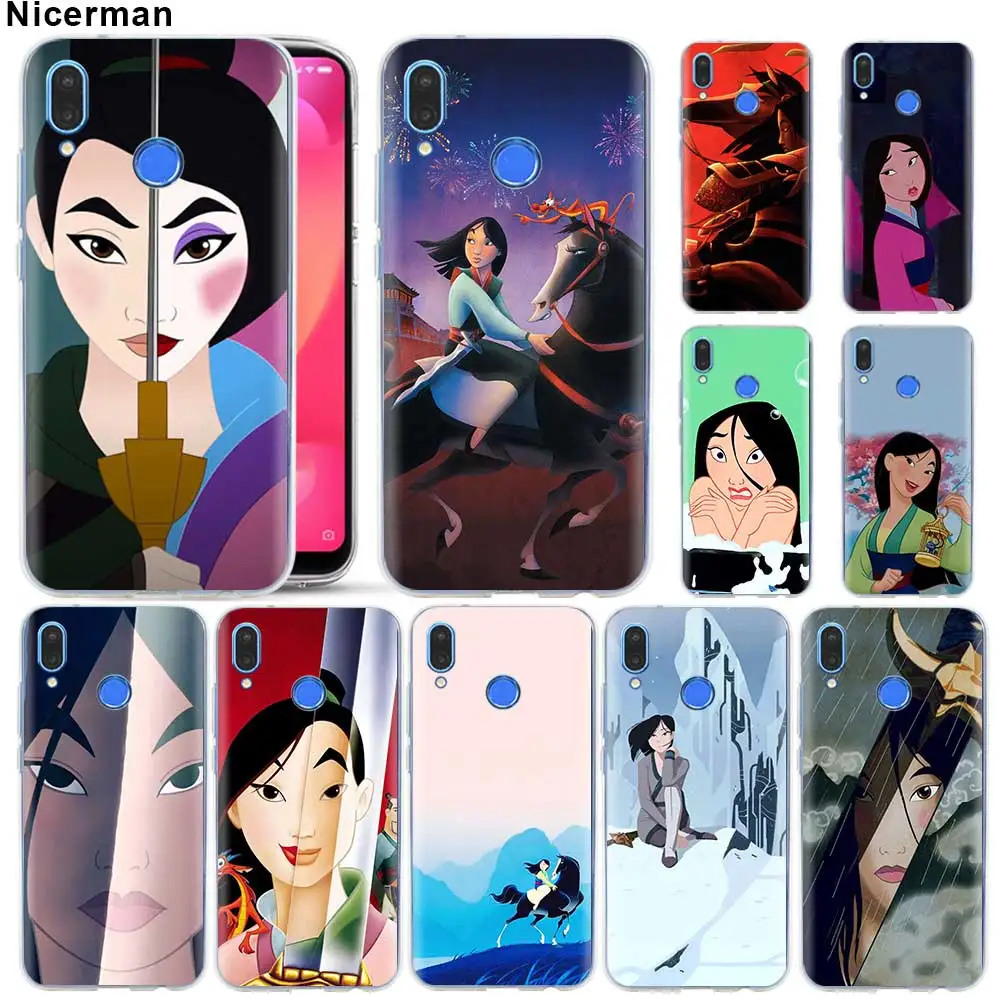 

Mulan princess Phone Case for Redmi Note 7 7S 5 6 Redmi K20 Pro 6 6A 7A 5 Plus 4X S2 Y3 GO Silicone TPU Case Fundas