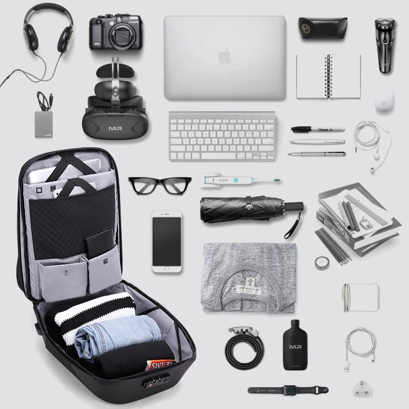 Kapazität grey2 Sperre Reisen Männer Männlichen dark Große Laptop Diebstahl Gray Neue Business Casual Black Wasserdichte grey Tasche Gray2 Rucksack black2 Passwort dark fOIHx0