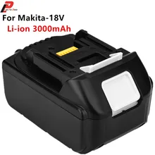 18V 3000mAh Li-Ion Rechargeable Power Tools Replacement Battery for Makita Drill BL1815 BL1830 BL1840