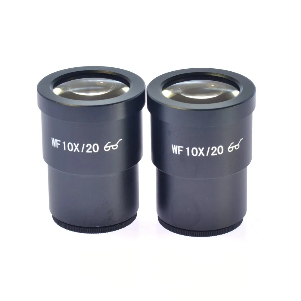 

WF10X/20mm Wide Angle Eyepiece Lens High Eyepoint Ocular Stereo Microscope Optical Lens Mounting Size 30mm