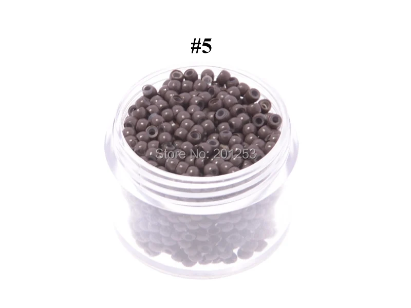 100pcs 2 9mm Diameter Silicone Hair Beads Nano Ring Micro Beads Fashion Salon Hairstylist Hair Extension 4