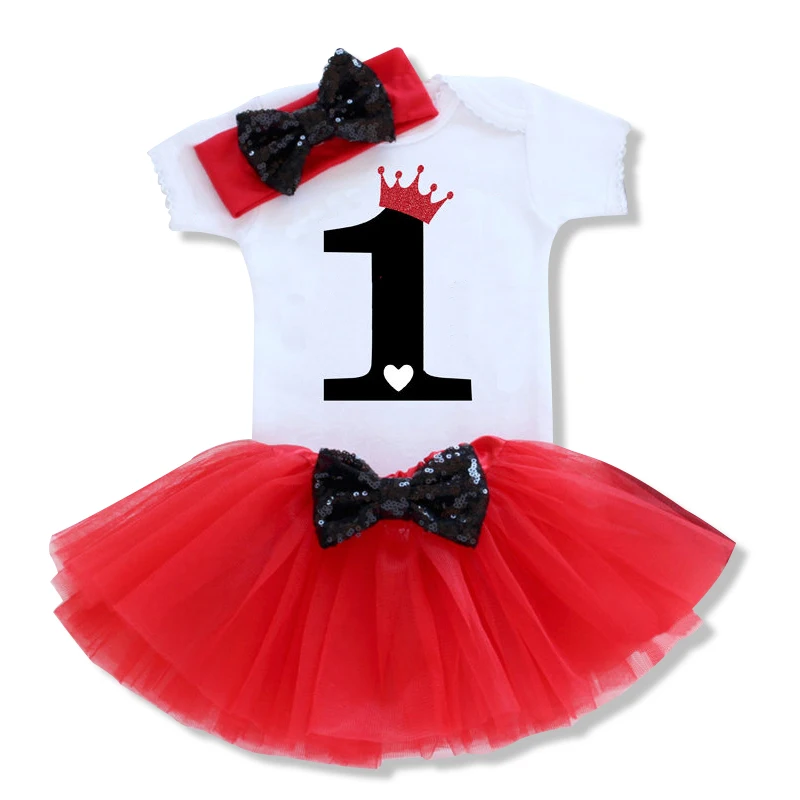 0-12M Infant Baby Girl Clothes 4pcs Clothing Princess Dresses Stocking Headband Newborn Kid Clothes First Birthday Party Outfits HTB1HER0SpXXXXXxaFXXq6xXFXXXL - 0-12M Infant Baby Girl Clothes 4pcs Clothing Princess Dresses Stocking Headband Newborn Kid Clothes First Birthday Party Outfits