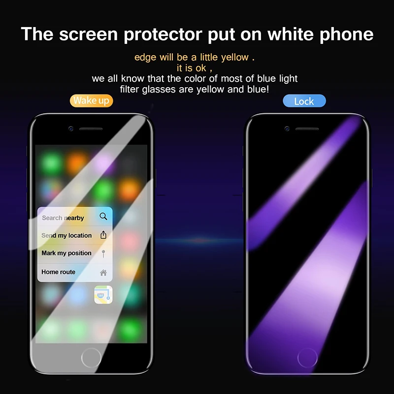 2 шт Suntaiho анти синее легкое закаленное стекло для iPhone XS Max XR 9 H Защитная пленка