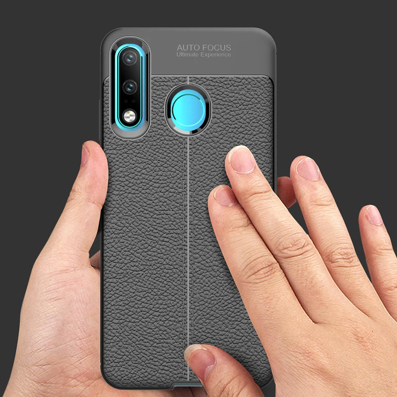 Кожаный чехол для телефона YUETUO huawei p30 lite p 30 nova 4e p30lite силиконовые аксессуары
