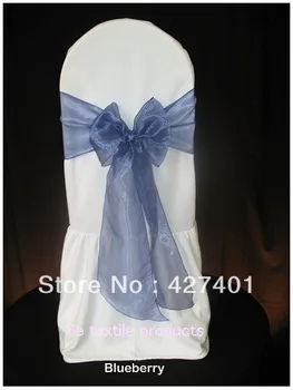 

Blueberry Organza Bows For Wedding Event &Party Decoration
