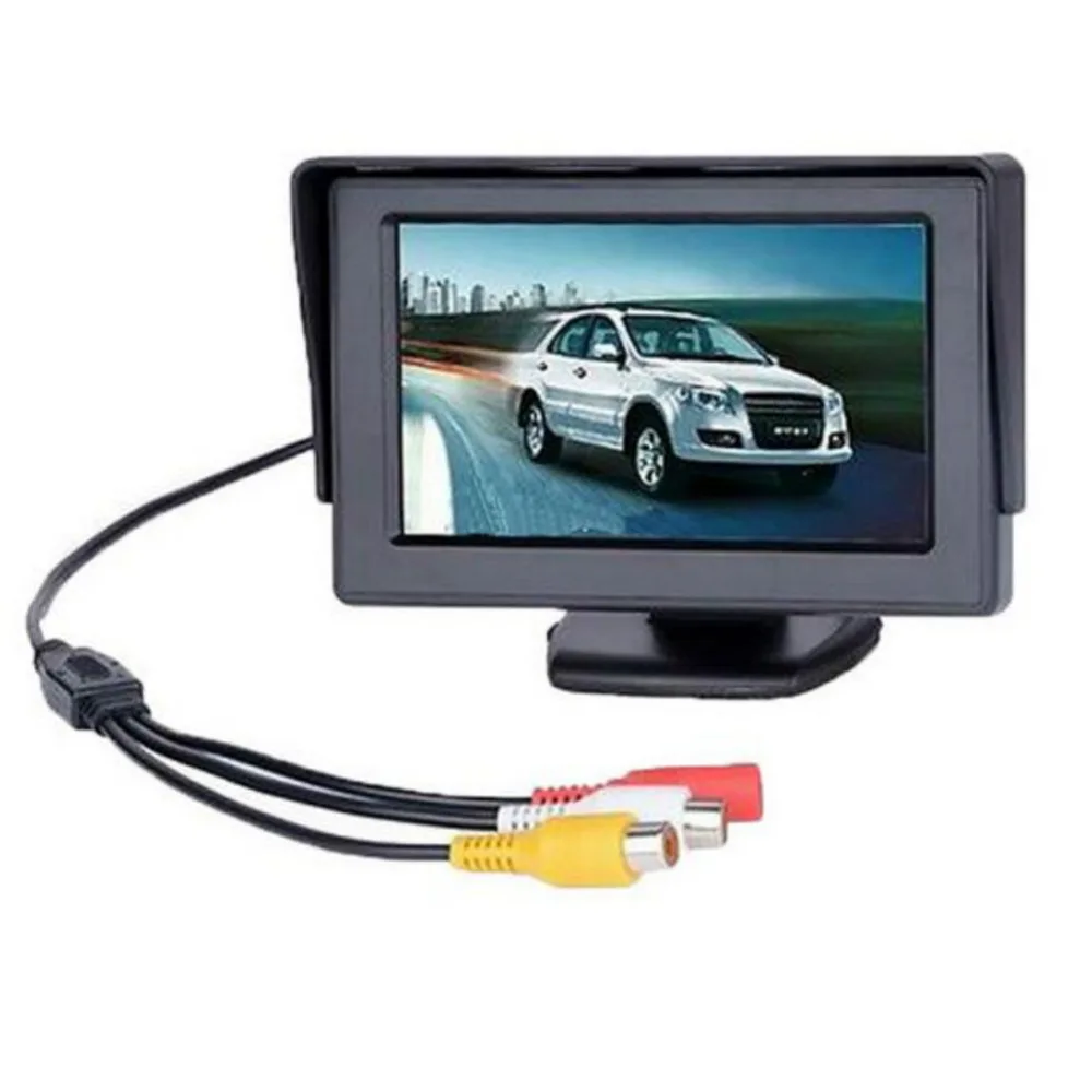 4.3" TFT LCD Display Car Rear View Monitor Car DVD Player IR Reverse