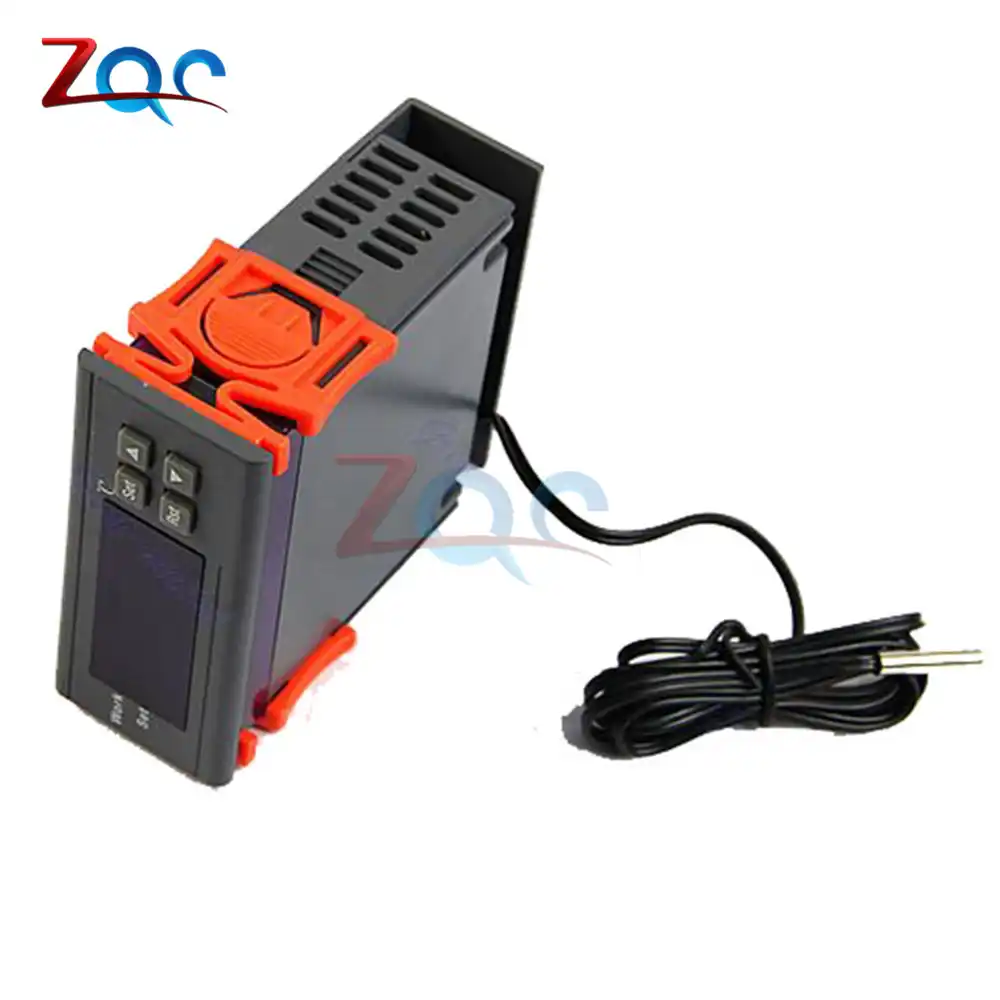 Controlador De Temperatura Digital DC12//24V AC220V WH7016C Pantalla LCD termostato
