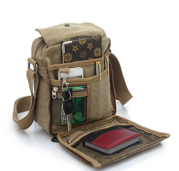 

ETN BAG 041916 hot sale unisex women men small canvas bag shoulder bag