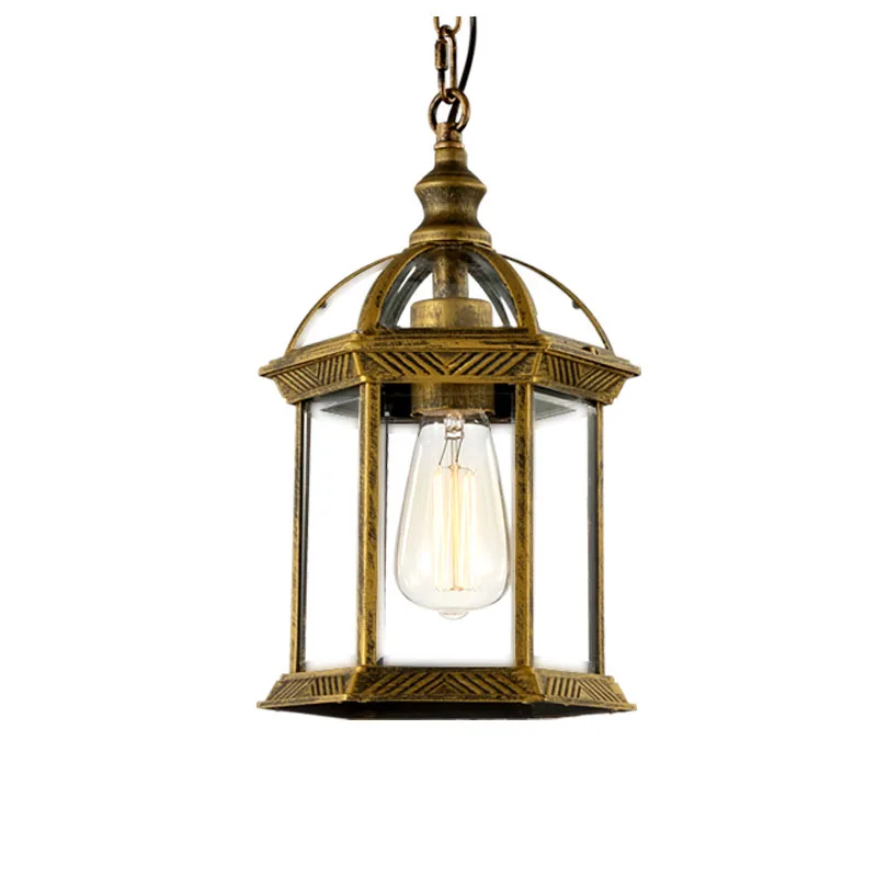 modern outdoor waterproof chandelier balcony living room courtyard grape lamps chain chandelier