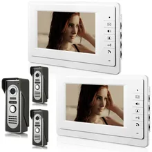 Freeship by DHL 7 inch TFT LCD Video Door phone Waterproof Quality Indoor Monitor and Doorbell Camera Intercom System