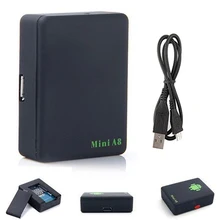  A8 GSM GPRS GPS LBS Global Locator Real Mini Time Car Kid A8 GSM/GPRS/GPS Tracking Tracker USB Cable tracker gps