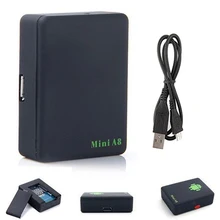 A8 GSM GPRS GPS LBS Global Locator Real Mini Time Car Kid A8 GSM/GPRS/GPS Tracking Tracker USB Cable tracker gps