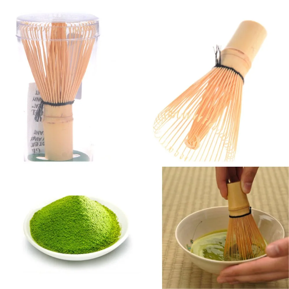 

1Pcs Kitchen Accessories Matcha Green Tea Powder Stir Whisk Matcha Bamboo Whisk Bamboo Useful Brush Tools
