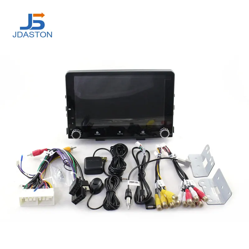 Автомобильный DVD плеер JDASTON Android 10 для KIA RIO 2017 2018 1 Din радио GPS навигация стерео Wi Fi
