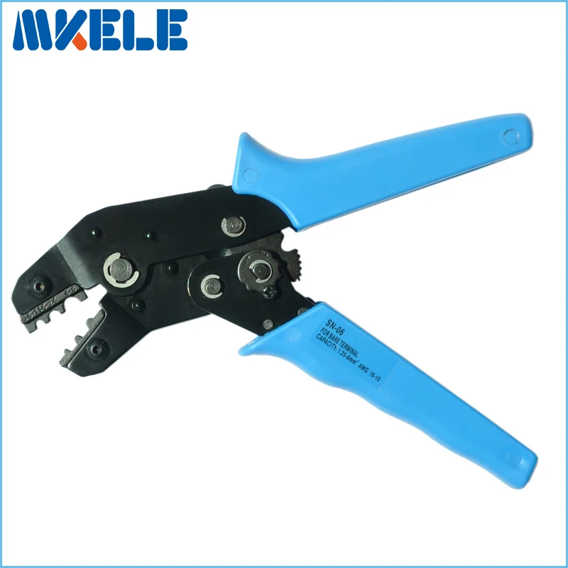 

0.5-6mm2  Mini European Style Wire Crimping Pliers Terminal Clamp Pliers 20-10AWG Wire Crimping Tool Crimping Plier SN-06