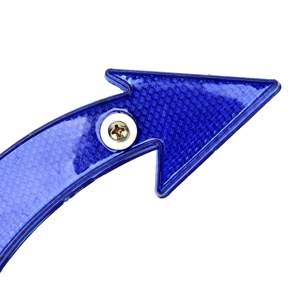 Flash Deal 2Pcs  high grade Bike Bicycle Wheel Spoke Reflective Reflector Arrow Shape Bike Cycling Bicycle Safe And Warning light lamp 11