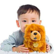 Моделирование собака Чоу мягкая чучело Плюшевые игрушки куклы подарок на день рождения для маленьких детей
