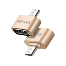 REMAX Micro USB OTG адаптер USB 2,0 к micro USB адаптер для передачи данных конвертер для флеш-накопителя быстрое зарядное устройство для samsung Xiaomi LG